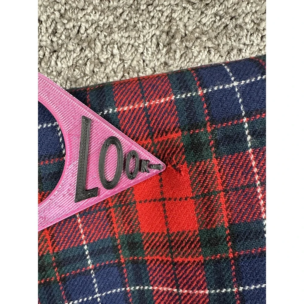 Vintage Pendleton Skirt Womens 10 Red Navy Manson Tartan Wool Plaid Made USA 80s